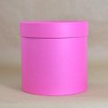 Коробка круглая 20*20 .светлая фуксия