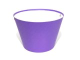 Конус под цветы 11,5*17*12 .фиолетовый