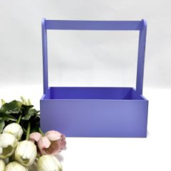 Декоративный ящик прямоугольный 245*125 h270  нежно сиреневый