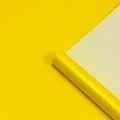 Пленка матовая двухсторонняя желтый/сливочно желтый 58см*10м±5% 65мкм