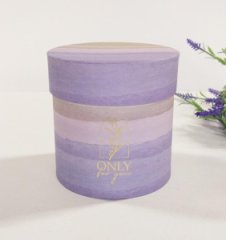 Коробка круглая 16*16 Радуга№8