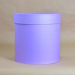 Коробка круглая 10*10 . светло-фиолетовый