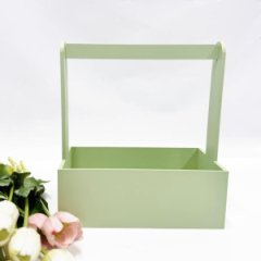 Декоративный ящик прямоугольный 245*125 h270  фисташковый