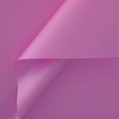 Пленка матовая однотонная двухсторонняя фуксия 58см*10м±5% 50мкм