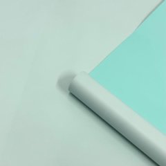 Пленка матовая двухсторонняя тиффани/серо-голубой 58см*10м±5% 65мкм