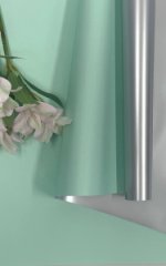 Пленка матовая двухсторонняя серебро/тиффани 48см*10м±5% 65мкм