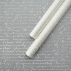 Пленка матовая Надписи белый 60см,50мкм,10м