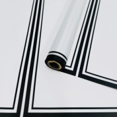 Пленка матовая Лайт рамка черная 58см 50мкр 400гр 15,5м ± 5%