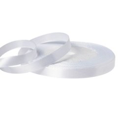 Лента атласная 1,2/25 белый