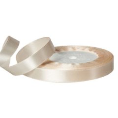 Лента атласная 1/25 кремовый