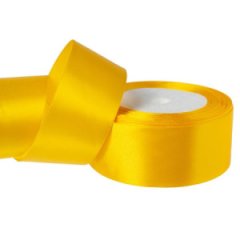 Лента атласная 3,8/25 золотой