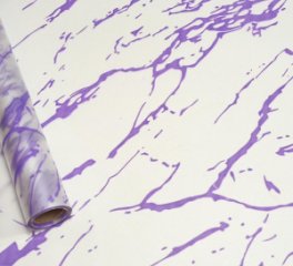 Пленка матовая с рисунком 50 мкр Мрамор фиолетовый 60см*8,5м