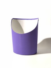 Ваза Овал 12,5*13,5*18 .светло-фиолетовый