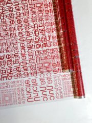 Пленка Буквы красная 70см*10ярд ± 5%