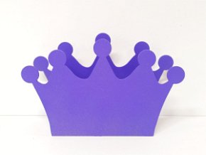 Кашпо Корона (150*240*80) фиолетовая