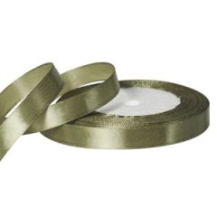 Лента атласная 1,2/25 хаки