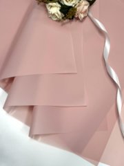 Пленка матовая Экостиль королевский-розовый 20 листов 58*58см 50мкм