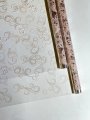 Пленка Завитки кофе с молоком  70см*10ярд ± 5%