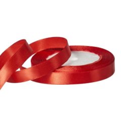 Лента атласная 1,2/25 красный