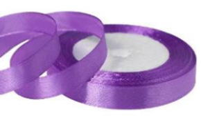 Лента атласная 1/25 ярко-сиреневый