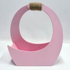 Кашпо Лайт 345*310*150 королевско-розовый