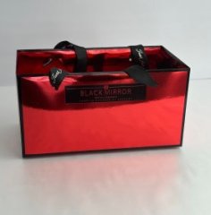 Пластиковая сумка Mirror 12*12*23 см цв Красный