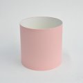 Коробка круглая без крышек 20*20 персиковый