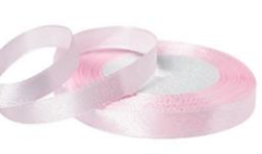 Лента атласная 1/25 нежно-розовый
