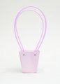Сумка-трапеция с пластиковыми ручками 9*6,5*10cm, цв. матовый сиреневый