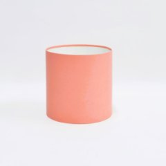 Коробка круглая без крышек 18*18 коралловый