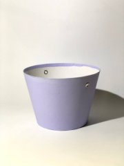 Конус под цветы 11,5*17*12 .сиреневый