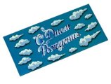 Конверт для денег С днем рождения цв. голубой 8*17 см