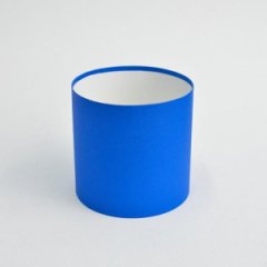 Коробка круглая без крышек 16*16 синий