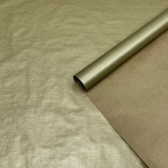 Крафт бумага односторонняя Античное золото 68см/40гр/10м± 5%