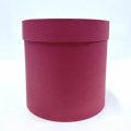 Коробка круглая 20*20 .темно-розовый
