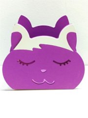 Кашпо Котик Мур фуксия (12*8*8,5)