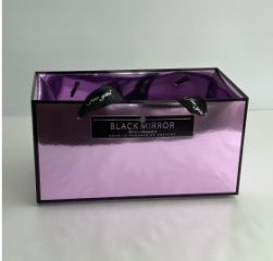 Пластиковая сумка Mirror 12*12*23 см цв. Сиреневый