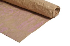 Бумага Эко-крафт Газета Новости розовый 70см*5 ярд ± 5%