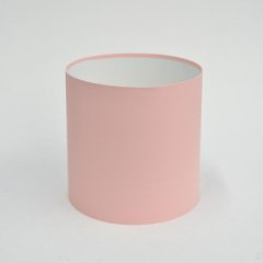 Коробка круглая без крышек 21*21 персик