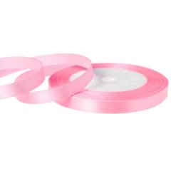Лента атласная 1/25 ярко-розовый