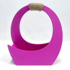 Кашпо Лайт 345*310*150 розовый