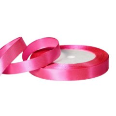 Лента атласная 1,2/25 фуксия