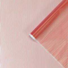 Пленка матовая  Полоски красный 60см 10м 50мкм