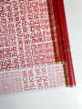 Пленка Буквы красная 70см*200гр ± 5%