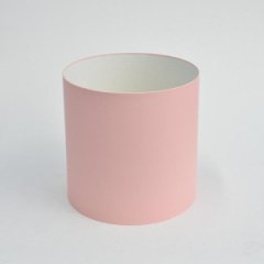 Коробка круглая без крышек 20*20 персико