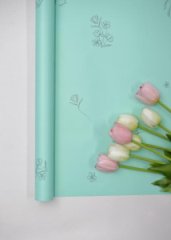 Пленка матовая двухсторонняя Легкость тиффани 10 листов 48*48 65мкм