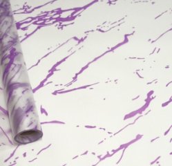 Пленка матовая с рисунком 50 мкр Мрамор фуксия 60см*8,5м