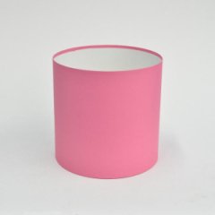 Коробка круглая без крышек 20*20 темно-розовый