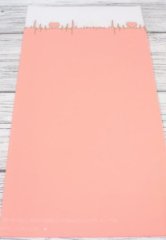 Набор пленки Сердечки 58*58см/10л персиковый