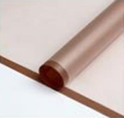 Упак. материал Листовая пленка с каймой 58*58 см ,20 листов, карамельный